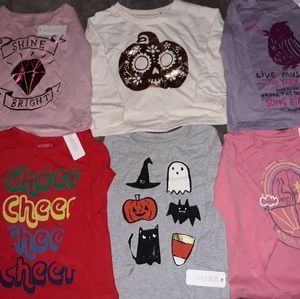 6 Gymboree long sleeves